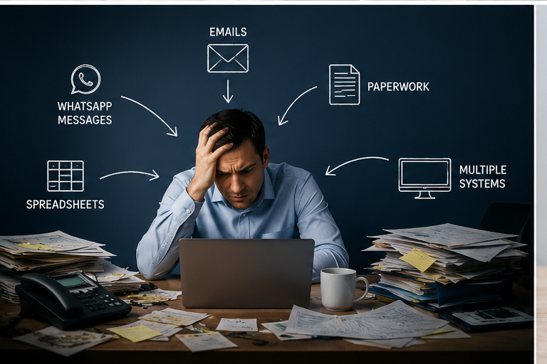 Business teams chasing information across disconnected tools